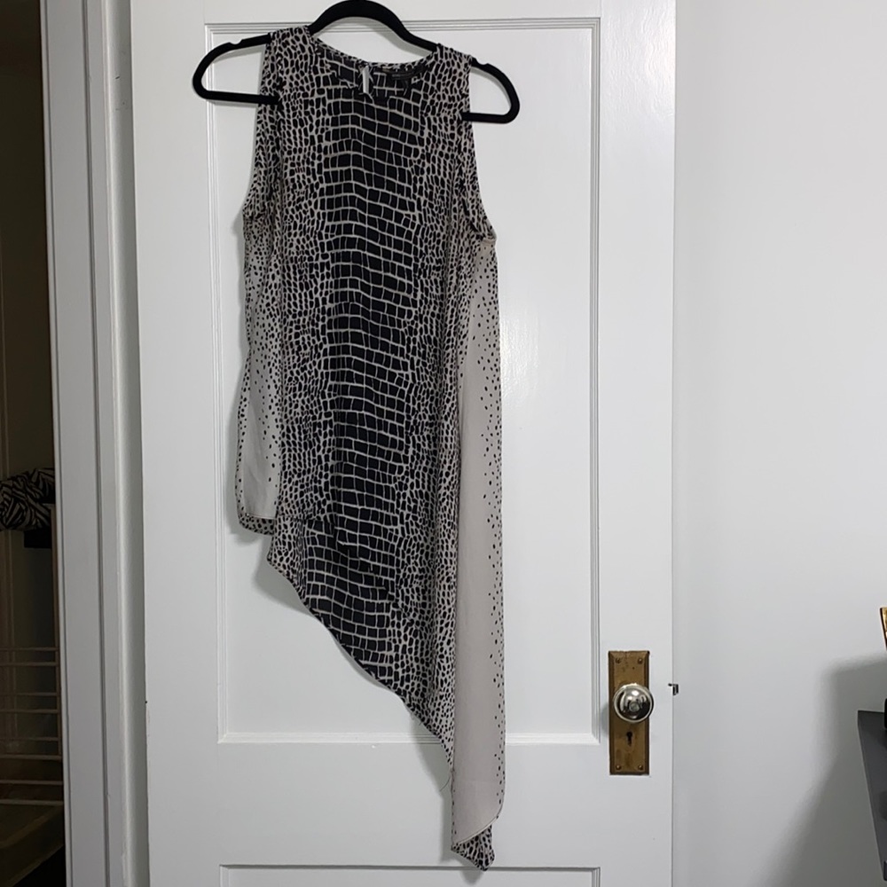 BCBGMAXAZRIA Cindi Asymmetrical blouse